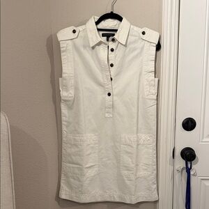 Boxy White Dress